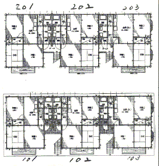 アパート パークハイムⅠ 堀米町 間取