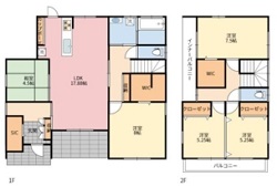 中古住宅 栃木市平柳町 間取り