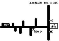 売地 閑馬町 別荘地向き 案内図