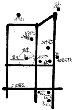 売地 堀米町 案内図