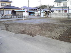 売地 赤見町 道路舗装南西の角地