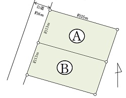 分譲地 全2区画 吉水駅前 公図