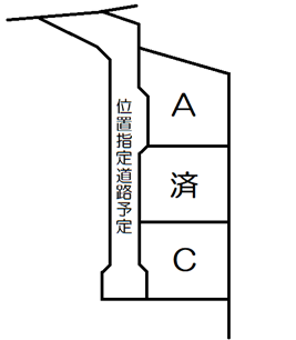 分譲地 田沼町 公図